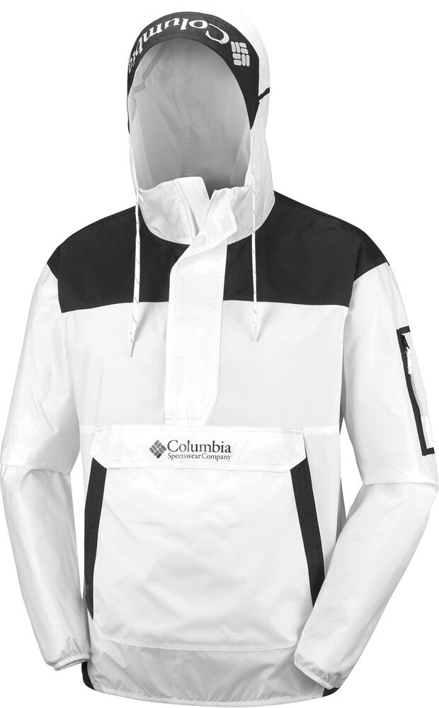 Columbia challenger windbreaker chaqueta impermeable hombre Blanco (S)