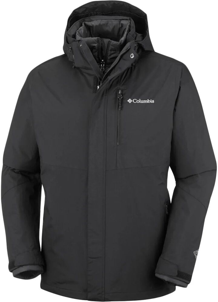 Columbia element blocker ii interchange chaqueta impermeable insulada hombre Negro (S)