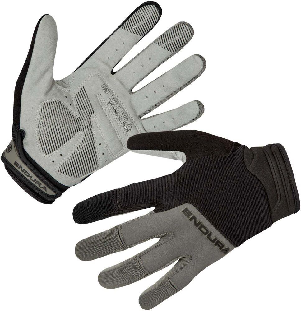 Endura endura hummvee plus ii gris negro guantes largos ciclismo Negro (XS)