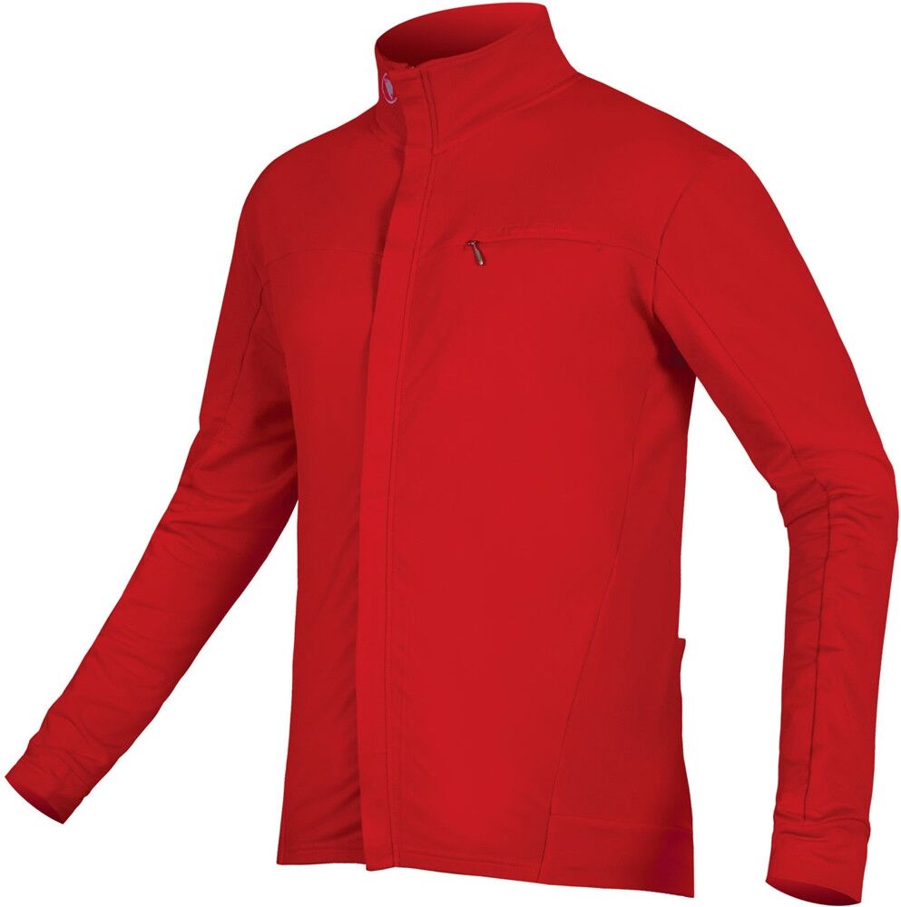 Endura maillot xtract roubaix maillot manga larga hombre Rojo (XL)