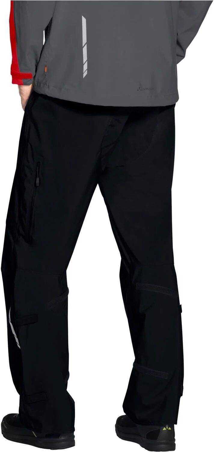 Vaude moab rain pantalón largo ciclismo hombre Negro (XL)