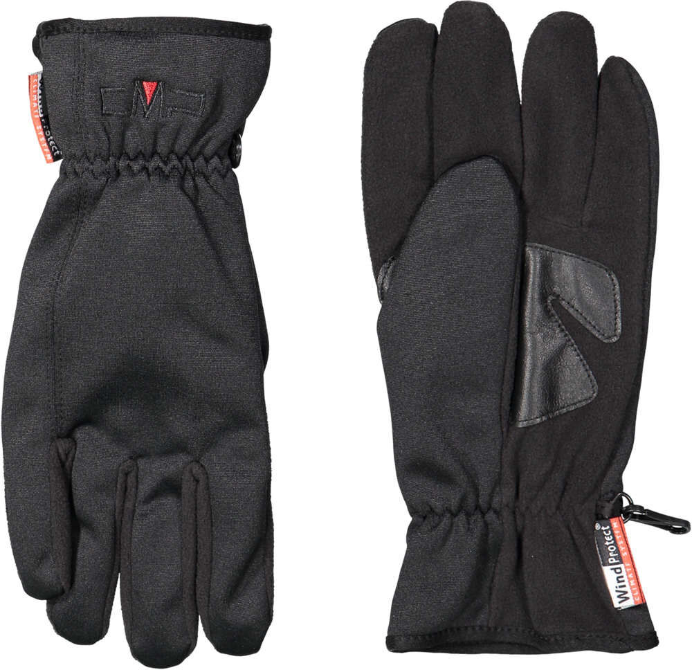 Cmp man softshell gloves guantes montaña Negro (S)