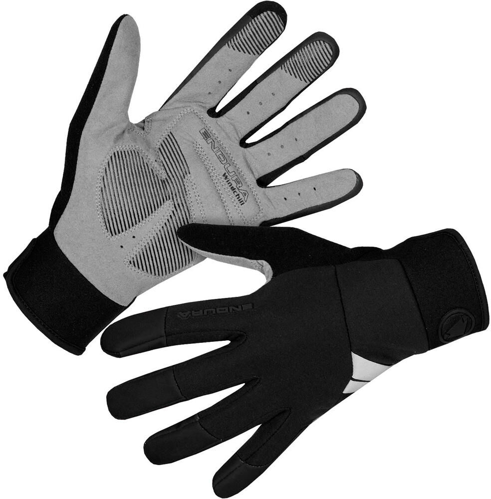 Endura windchill guantes largos ciclismo Negro (XS)