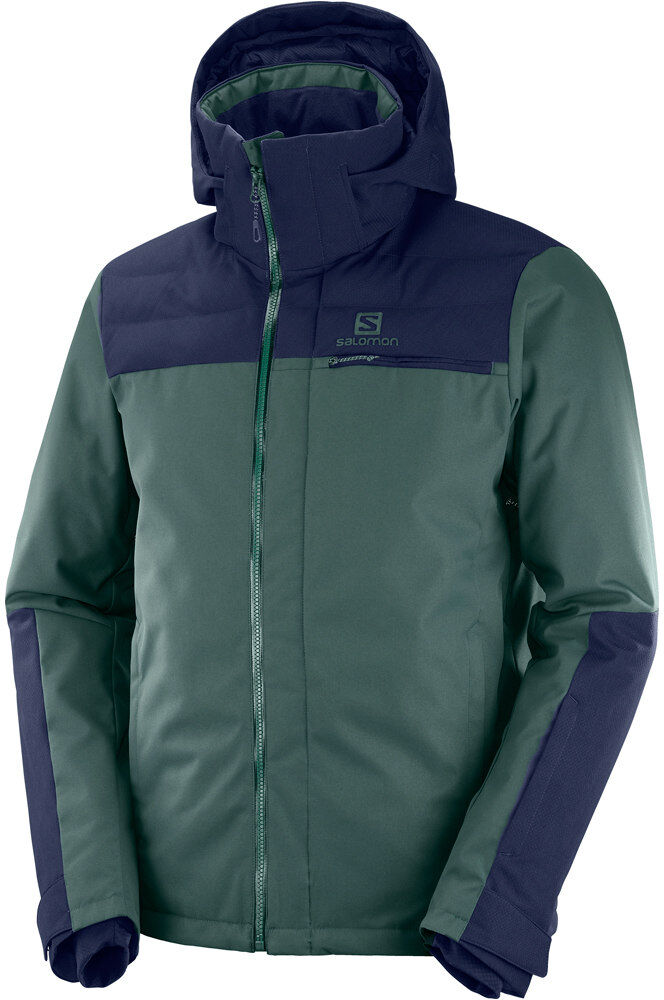 Salomon stormbraver chaqueta esquí hombre Verde (XL)