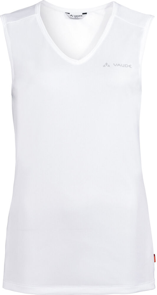 Vaude essential top camiseta tirantes Blanco (38)