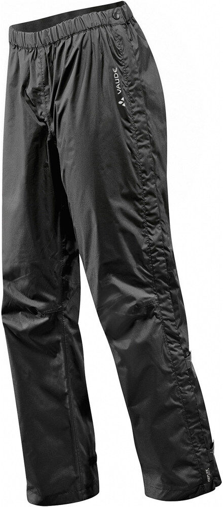 Vaude fluid full-zip ii s/s pantalón largo ciclismo hombre Negro (M)