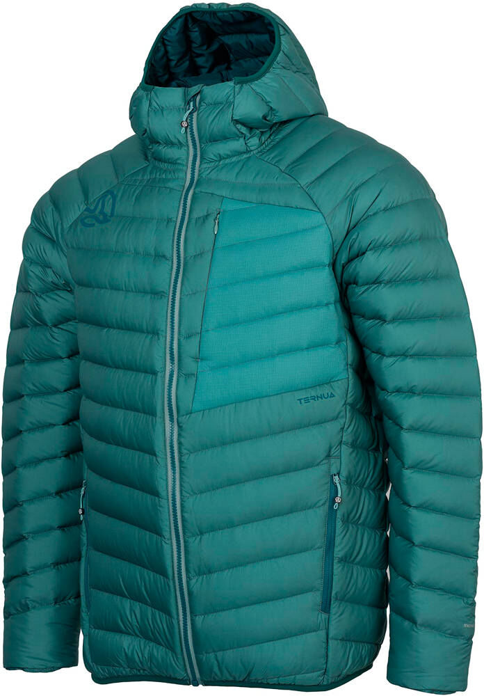 Ternua vilman hood down chaqueta outdoor hombre Verde (S)