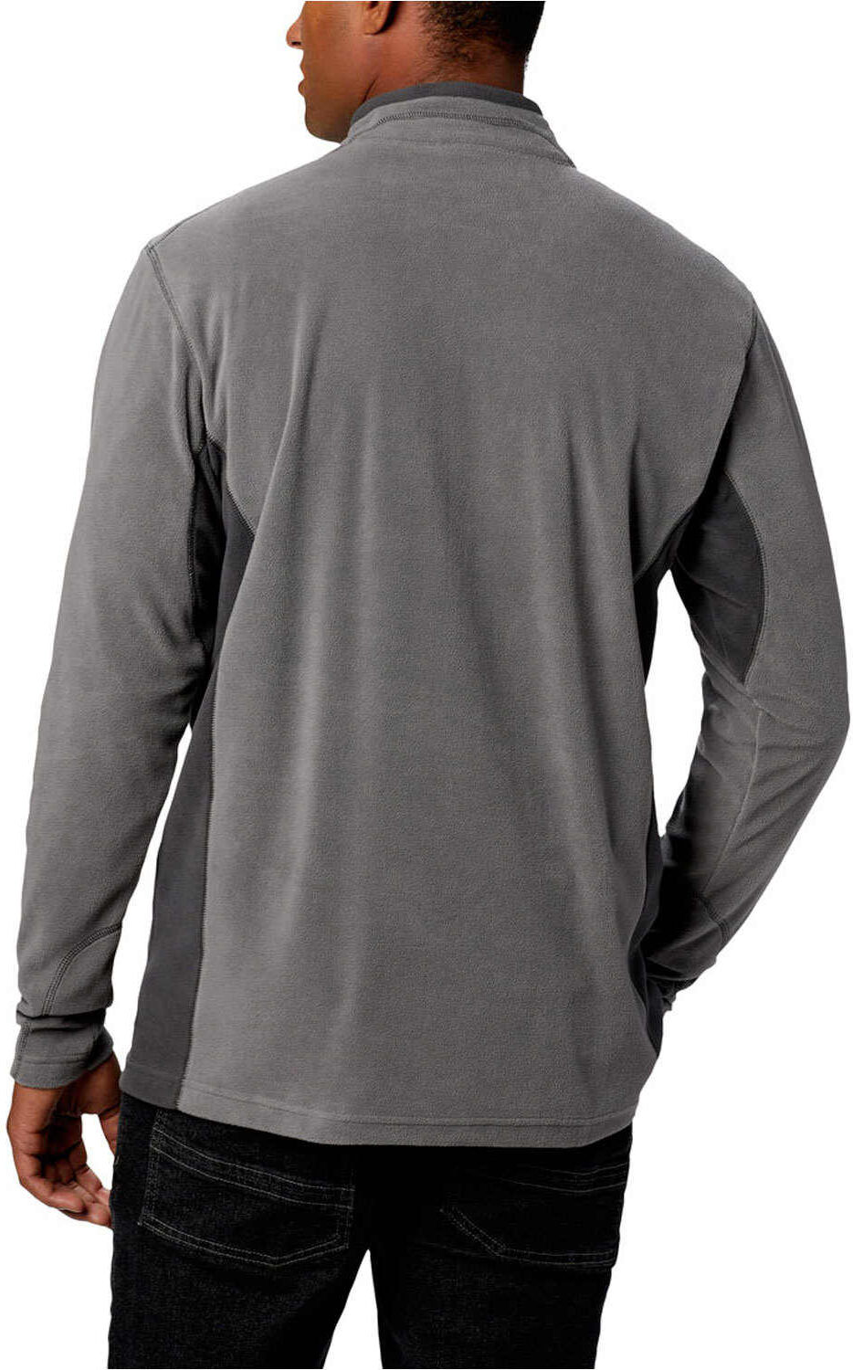 Columbia klamath range ii half zip forro polar hombre Gris (S)