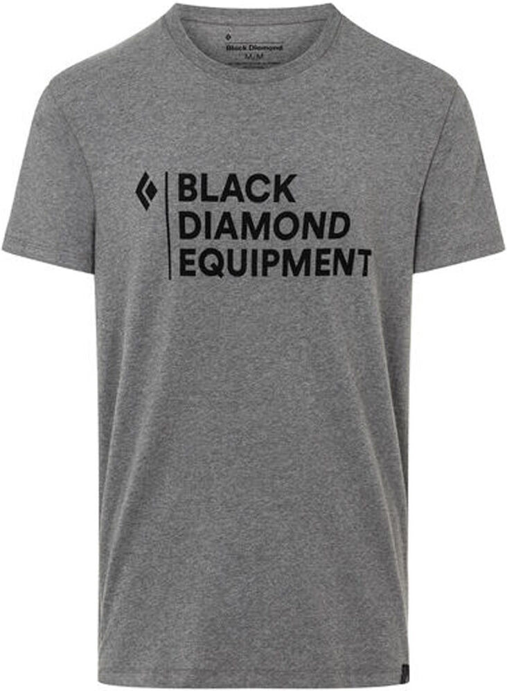 Black Diamond stacked lowgo camiseta montaña manga corta hombre Gris (S)