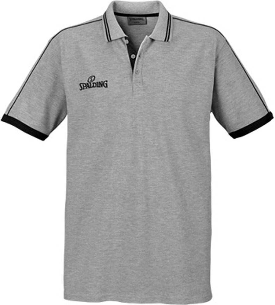 Spalding polo camiseta baloncesto Gris (XXXL)