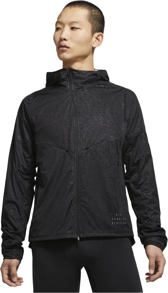 Nike run division pinnacle CHAQUETA RUNNING HOMBRE Negro (L)