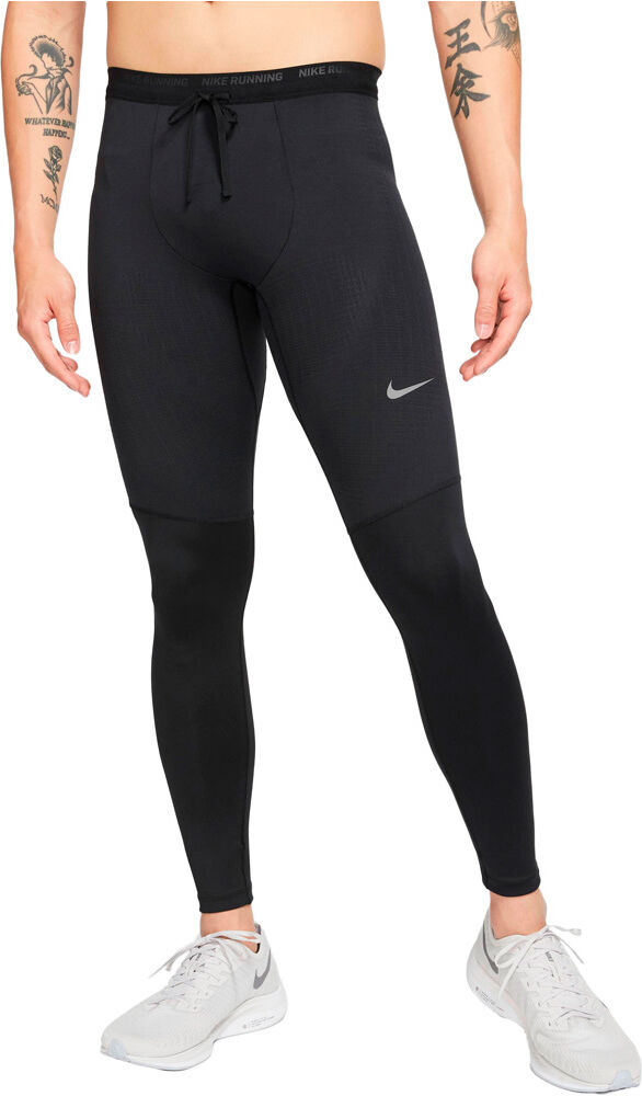 Nike df phenom elite tight malla larga running hombre Negro (XL)