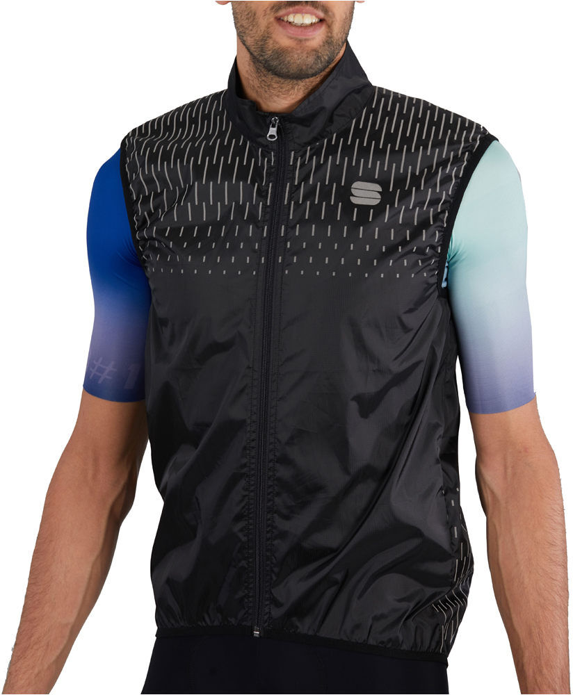 Sportful reflex chaleco ciclismo hombre Negro