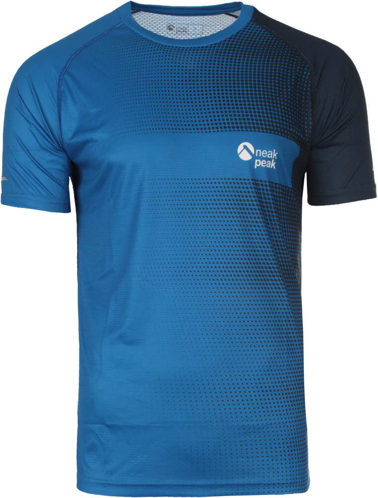 Neak Peak toras camisetas trail running manga corta hombre Azul (S)