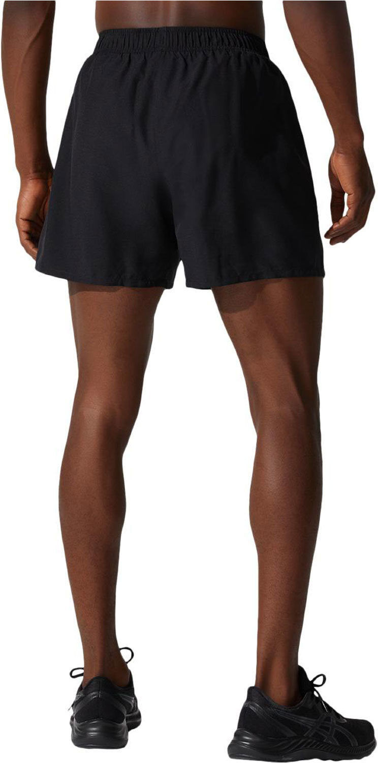 Asics core 5in short pantaloneta técnica hombre Negro (L)