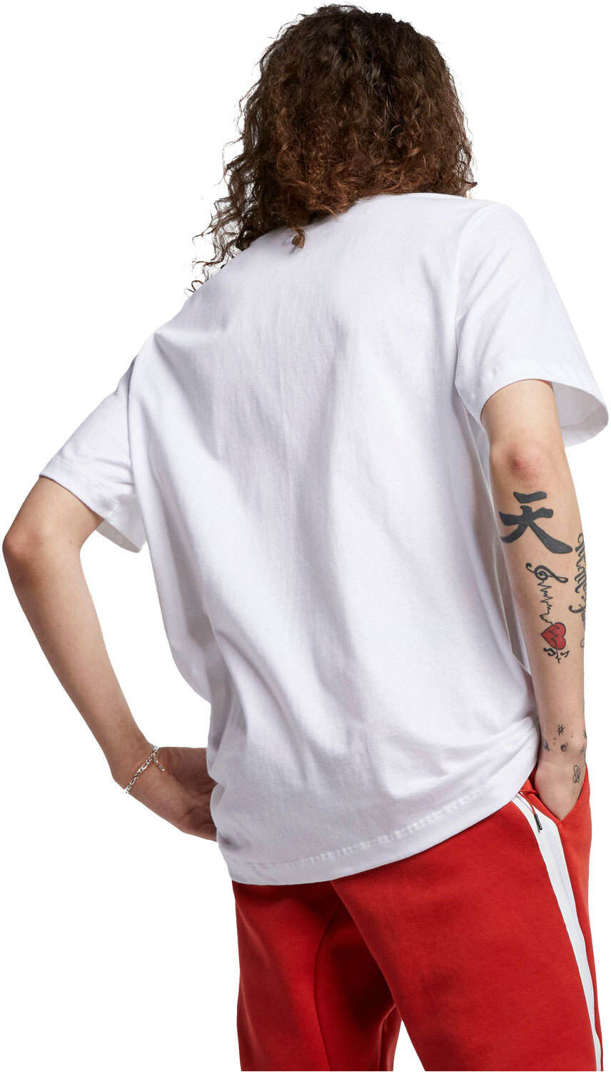 Nike nsw club tee camiseta manga corta hombre Blanco (M)