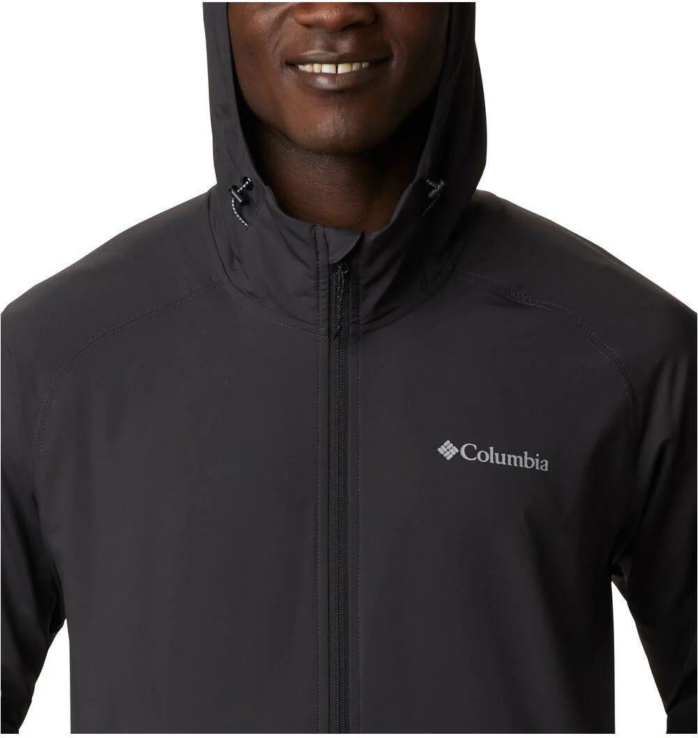 Columbia panther creek chaqueta softshell hombre Negro (M)