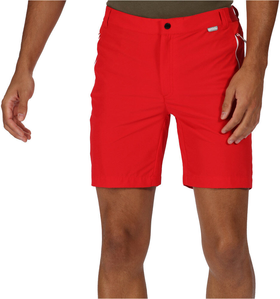 Regatta mountain pantalón corto montaña hombre Rojo (32)