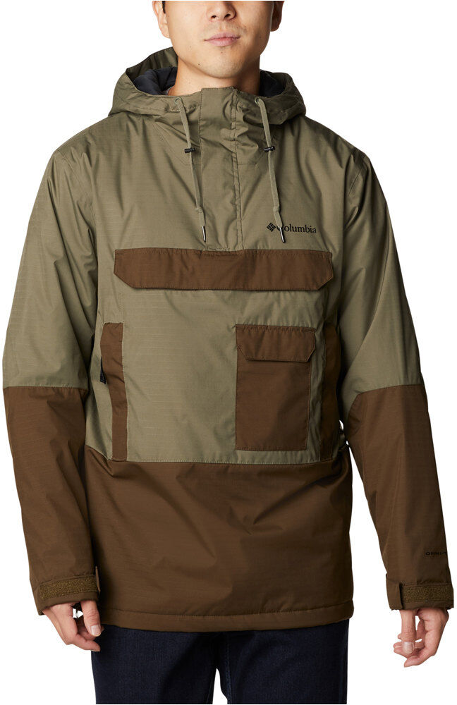 Columbia buckhollow chaqueta impermeable insulada hombre Verde (M)