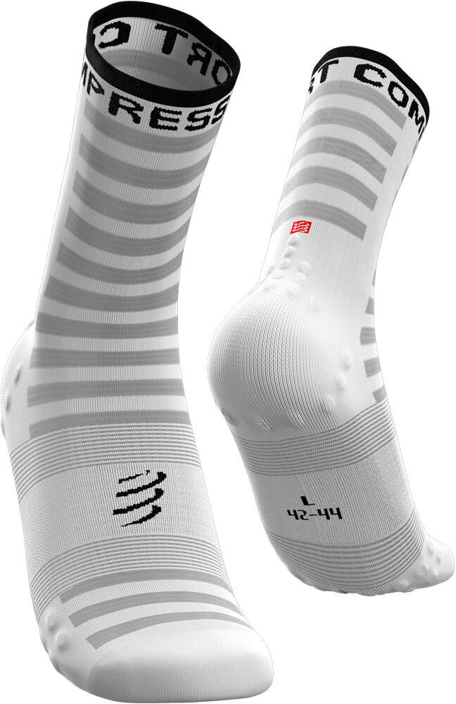 Compressport pro racing socks v30 ultralight calcetines ciclismo Blanco (S)