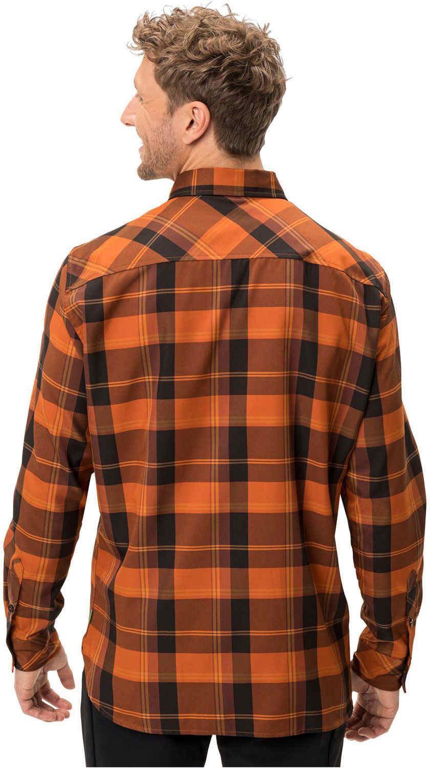 Vaude neshan ls shirt iv camisa montaña manga larga hombre Naranja (M)