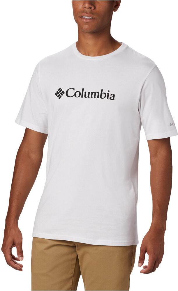 Columbia csc basic logo short sleeve camiseta montaña manga corta hombre Blanco (XXL)