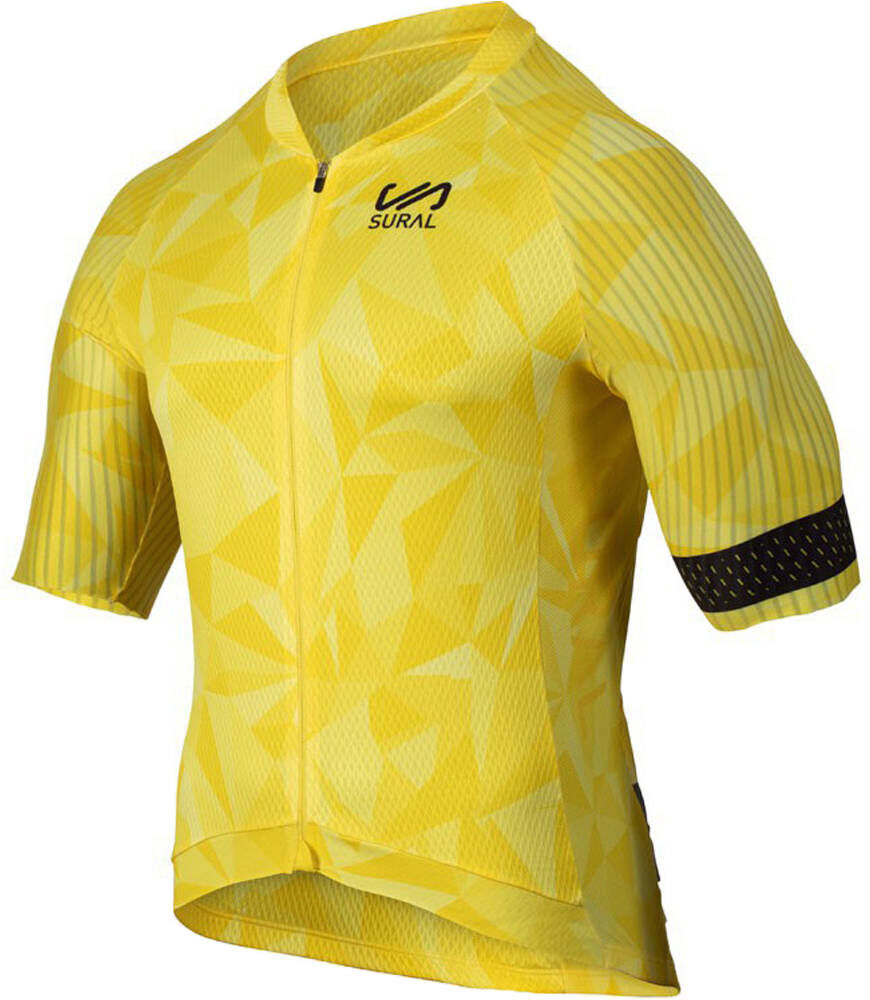 Sural jersey cycling race maillot manga corta hombre Amarillo (XXL)