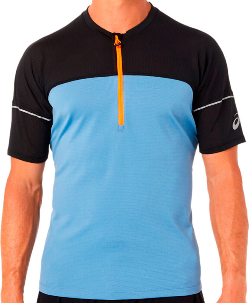 Asics fujitrail top camisetas trail running manga corta hombre Negro (L)