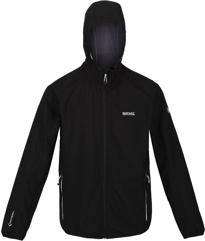 Regatta arec iii chaqueta softshell hombre Negro (XXXL)