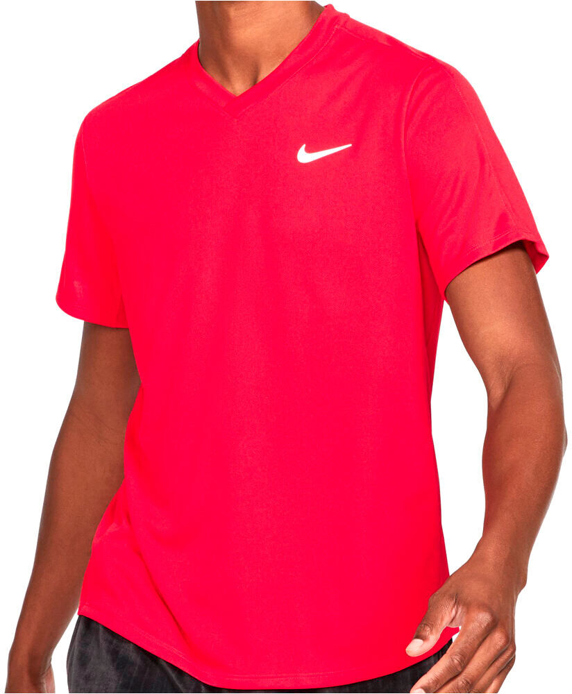 Nike nkct df vctry top camiseta tenis manga corta hombre Rojo (S)