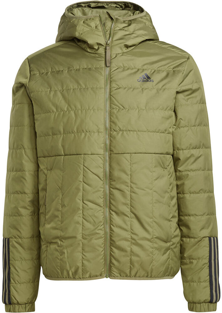 Adidas itavic light 3 bandas chaqueta outdoor hombre Verde (M)