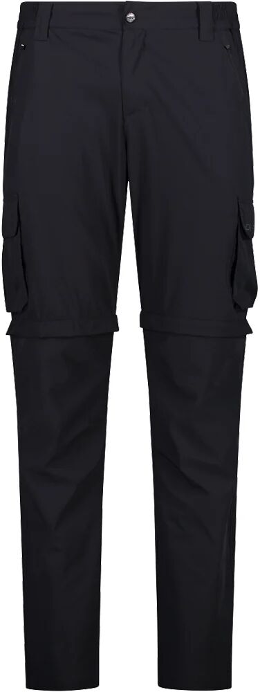 Cmp man zip off pant pantalón montaña hombre Negro (48)