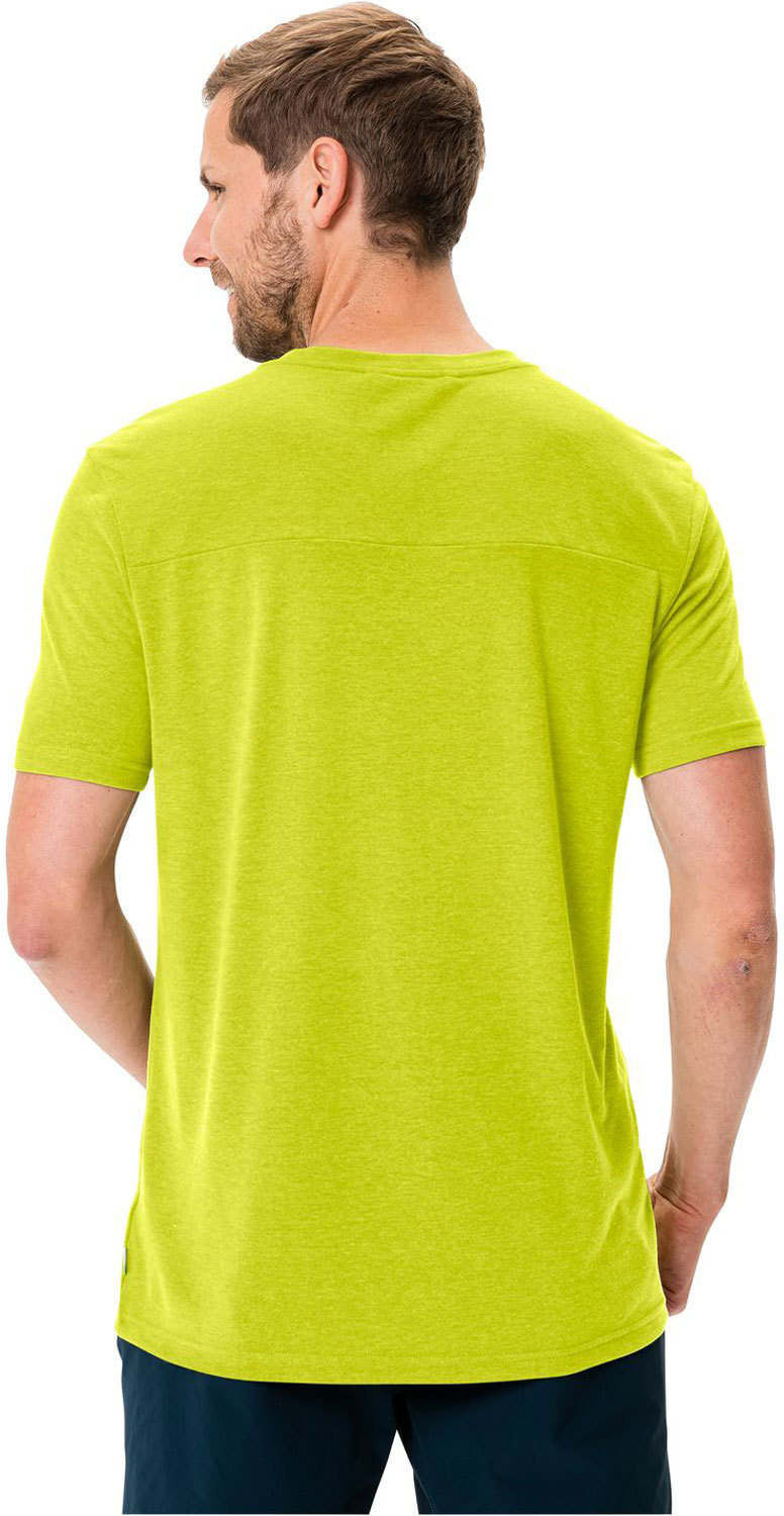 Vaude tekoa iii camiseta montaña manga corta hombre Amarillo (M)