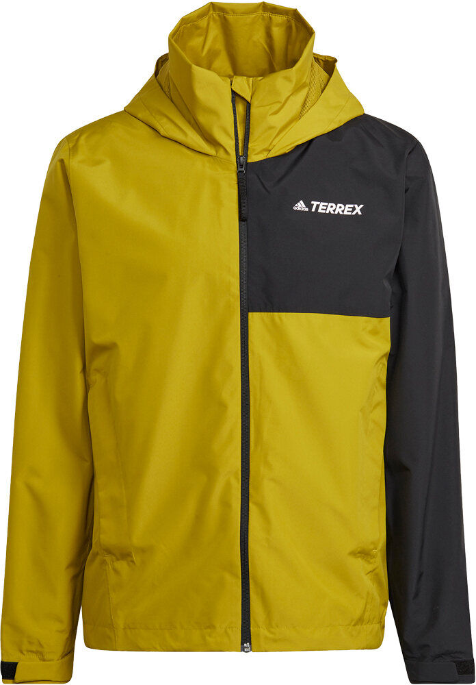 Adidas terrex multi rainrdy primegreen two-layer chaqueta impermeable hombre Amarillo (S)