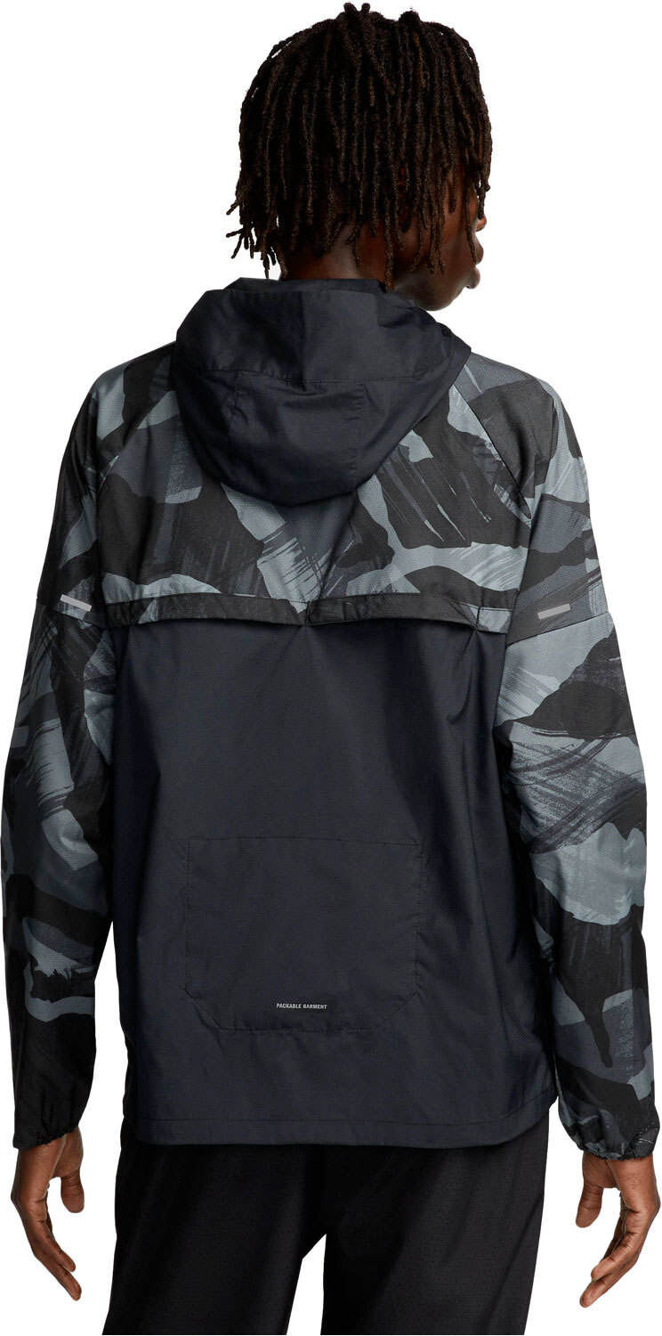 Nike rpl windrunner camo CHAQUETA RUNNING HOMBRE Gris