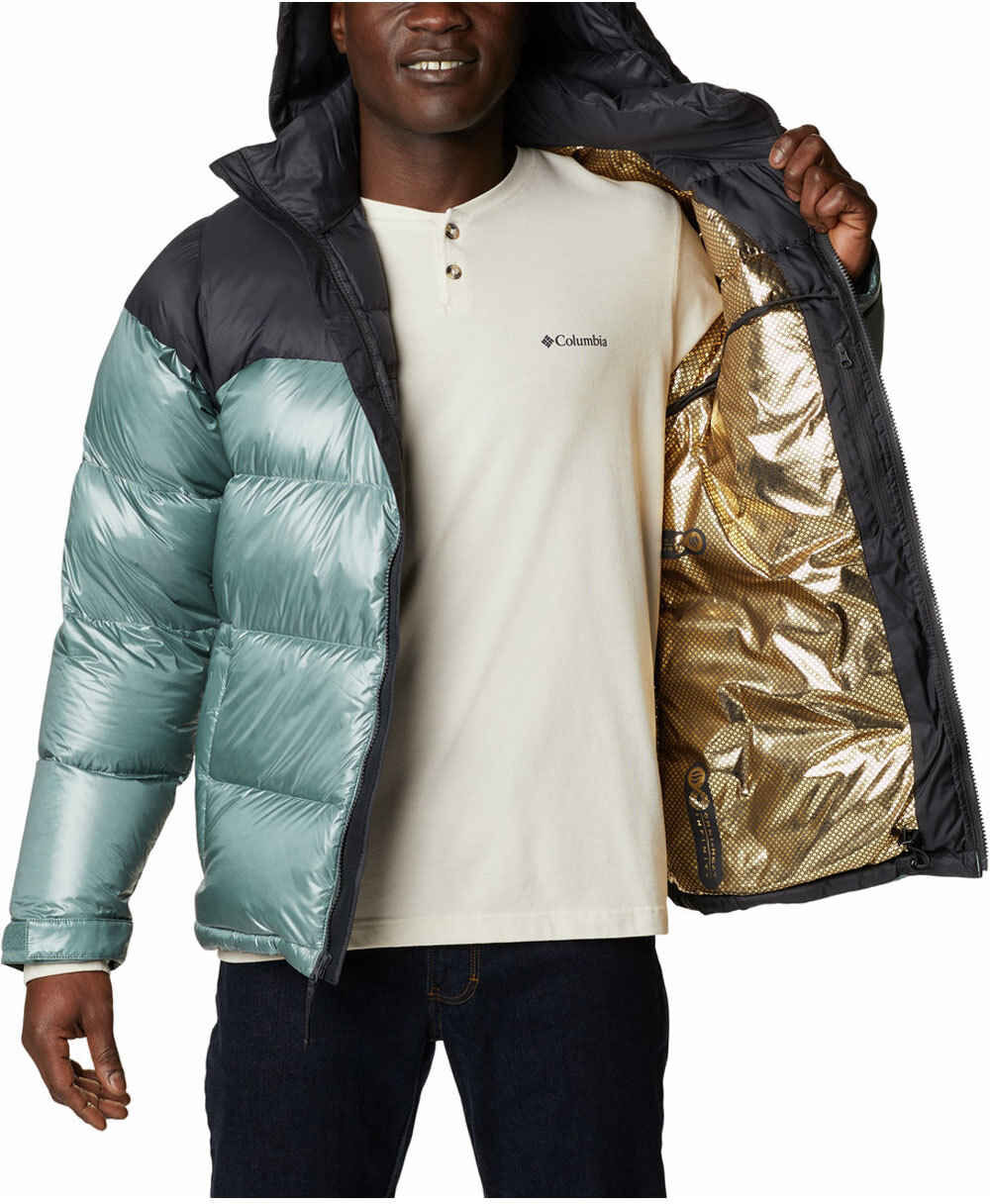 Columbia bulo point ii down jacket chaqueta outdoor hombre Negro (XL)