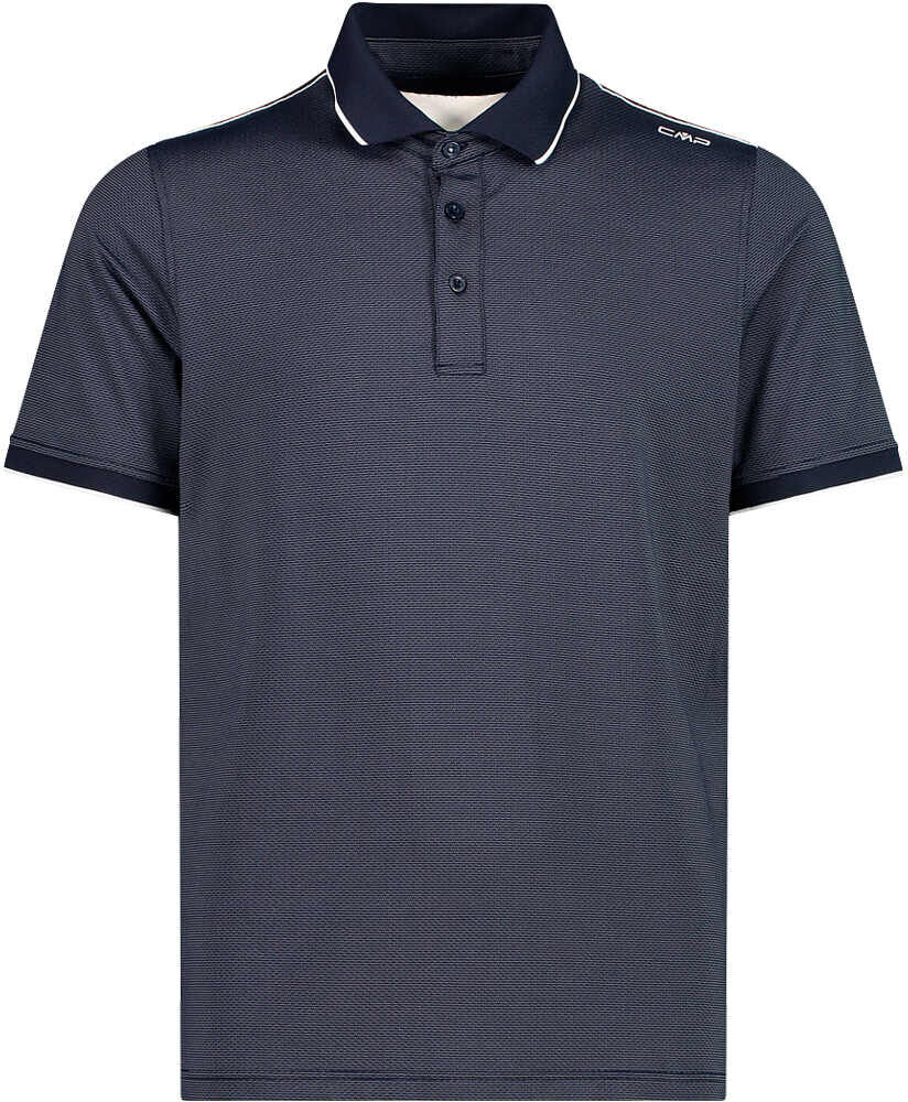 Cmp man polo camiseta montaña manga corta hombre Azul (46)