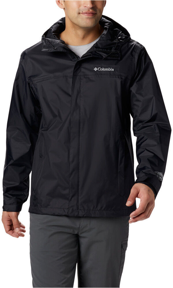 Columbia watertight ii chaqueta impermeable hombre Negro (S)