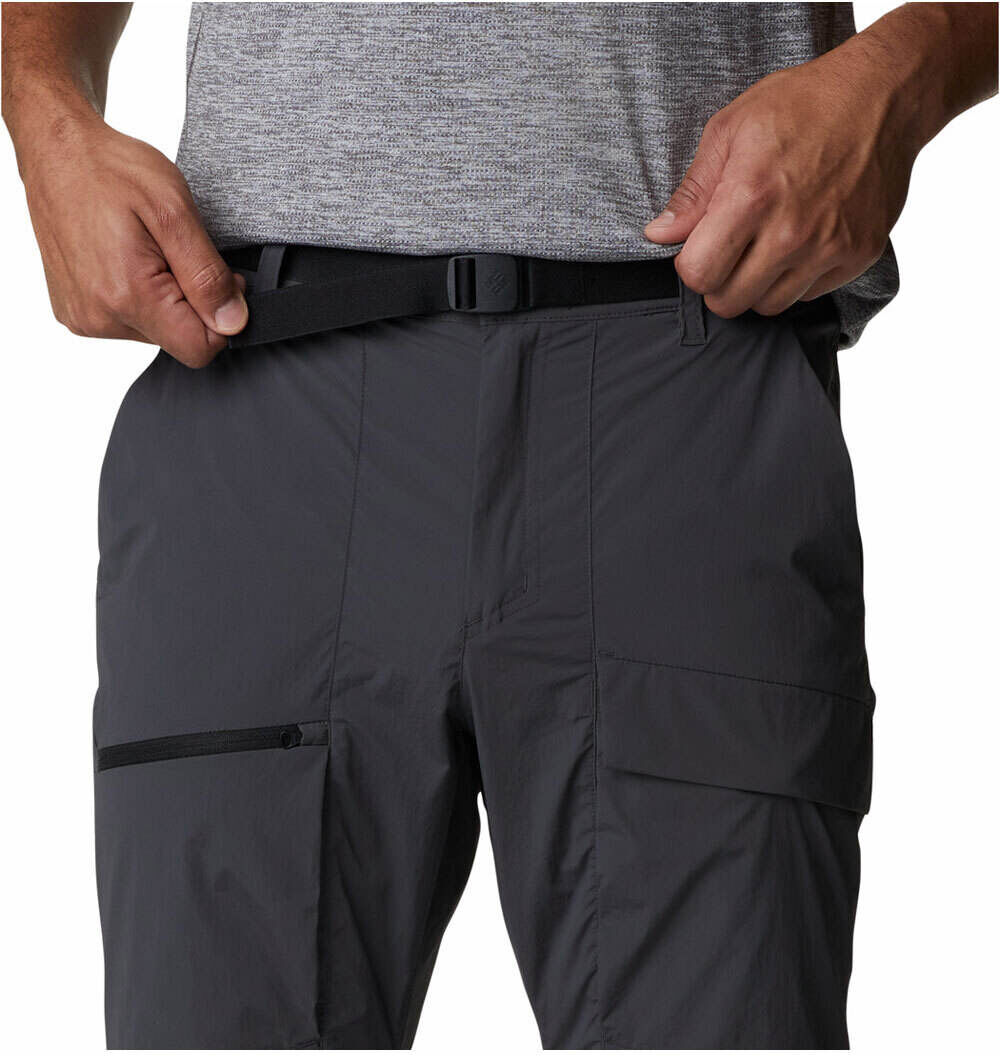 Columbia maxtrail lite convertible pantalón montaña hombre Negro (34)