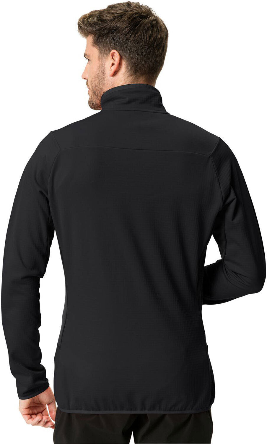 Vaude monviso fleece fz jacket i forro polar hombre Negro (M)