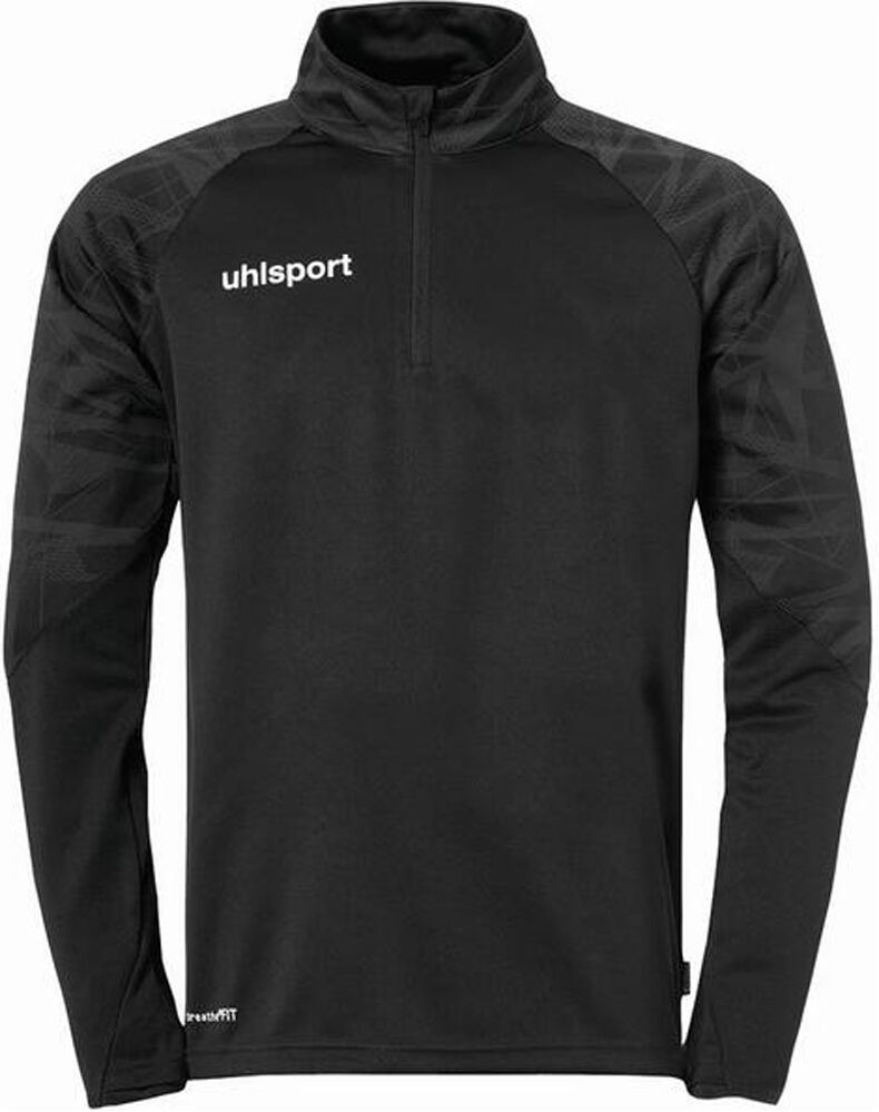 Uhlsport goal 25 1/4 zip camisetas fútbol manga larga Negro (XL)