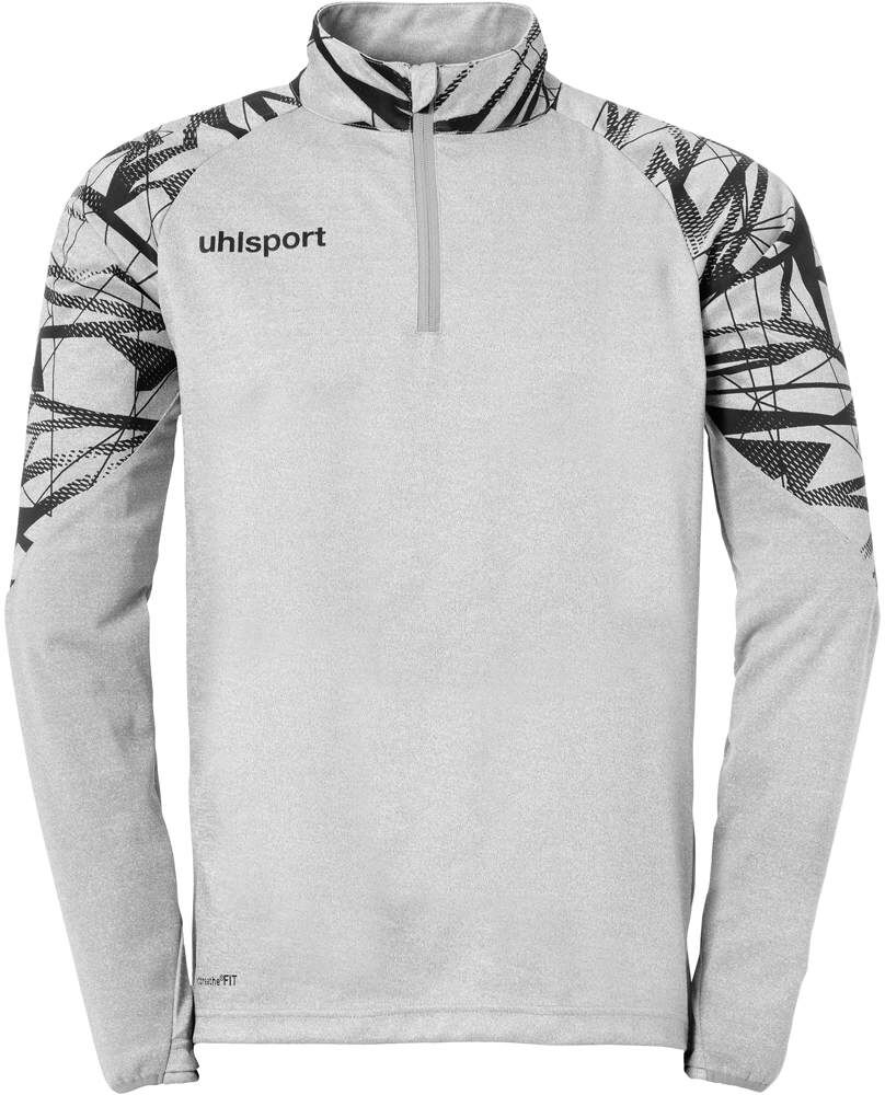 Uhlsport goal 25 1/4 zip camisetas fútbol manga larga Gris (M)