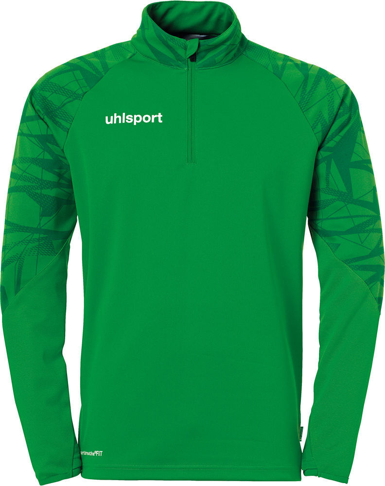 Uhlsport goal 25 1/4 zip camisetas fútbol manga larga Verde (XL)