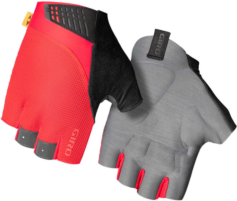 Giro supernatural guantes cortos ciclismo Rojo (S)