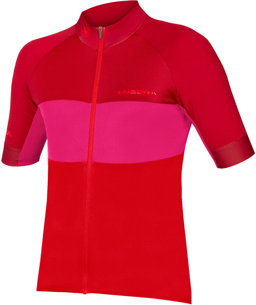 Endura maillot fs260-pro m/c ii maillot manga corta hombre Rojo (M)