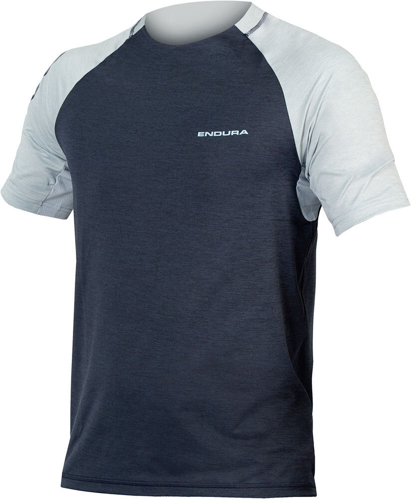 Endura camiseta singletrack m/c camiseta ciclismo hombre Azul (L)