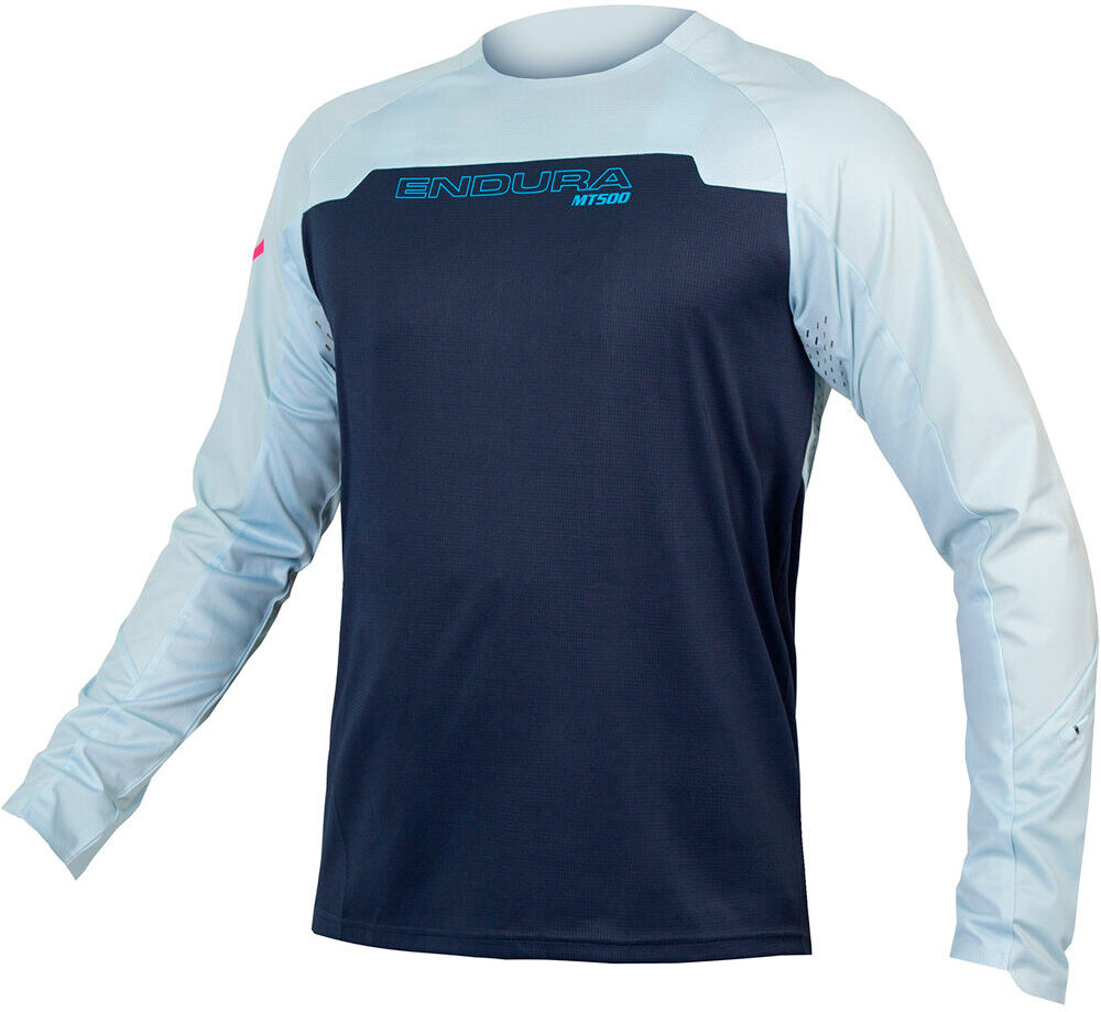 Endura camiseta m/l mt500 burner camiseta ciclismo hombre Azul (M)