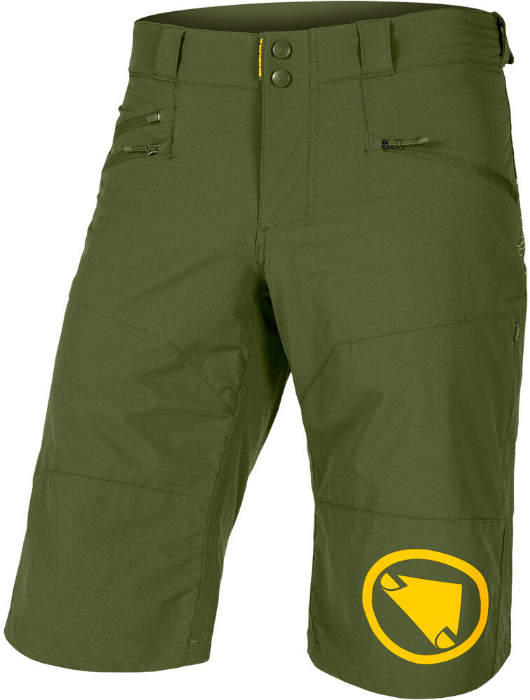 Endura singletrack ii pantalón corto ciclismo hombre Verde (L)