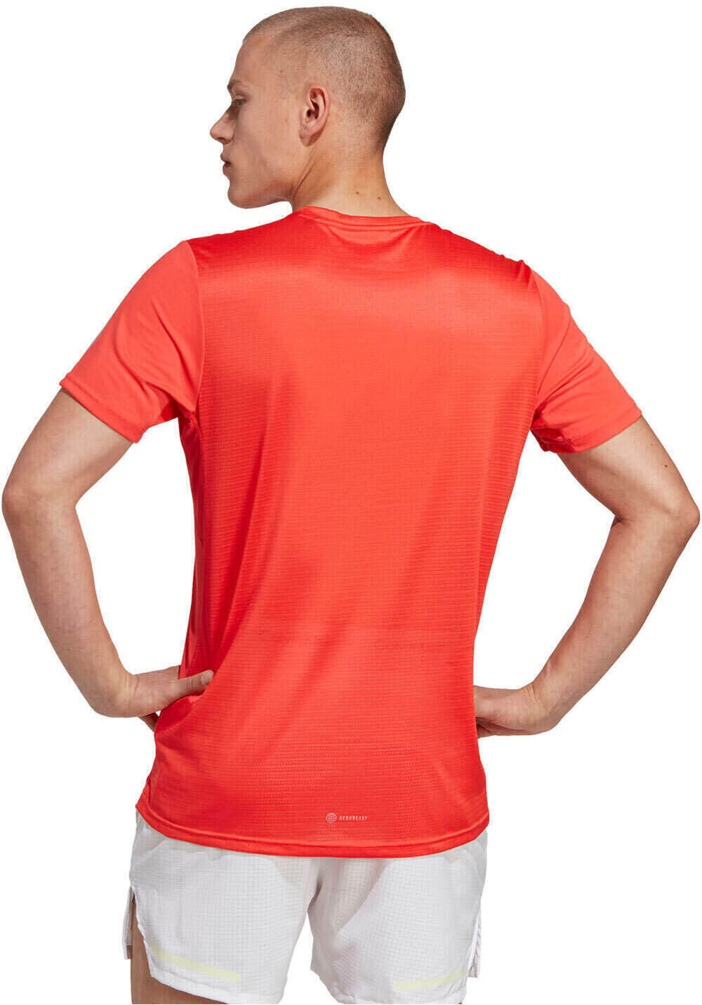 Adidas own the run camiseta técnica manga corta hombre Rojo (L)