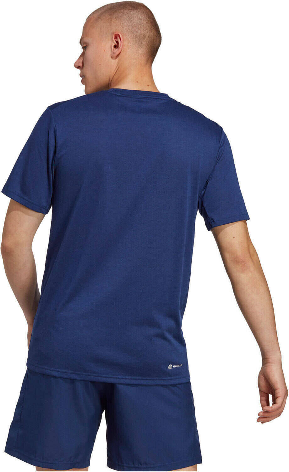 Adidas train essentials comfort training camiseta fitness hombre Azul (L)